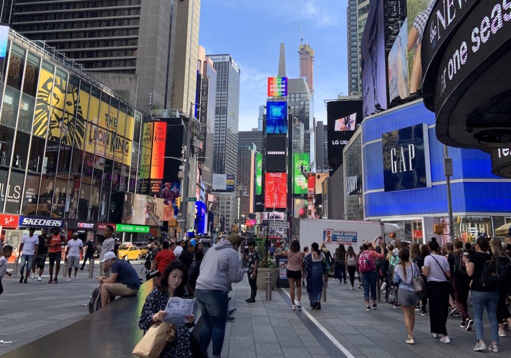 New York Itinerary- Times Square